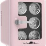 Polar Bear Mini Fridge Cooler, 6.5in. 4-Liter Retro Window Standard Door Compact Mini Refrigerator, New
