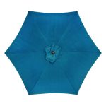 Living Accents 9' Ocean Blue Market Umbrella