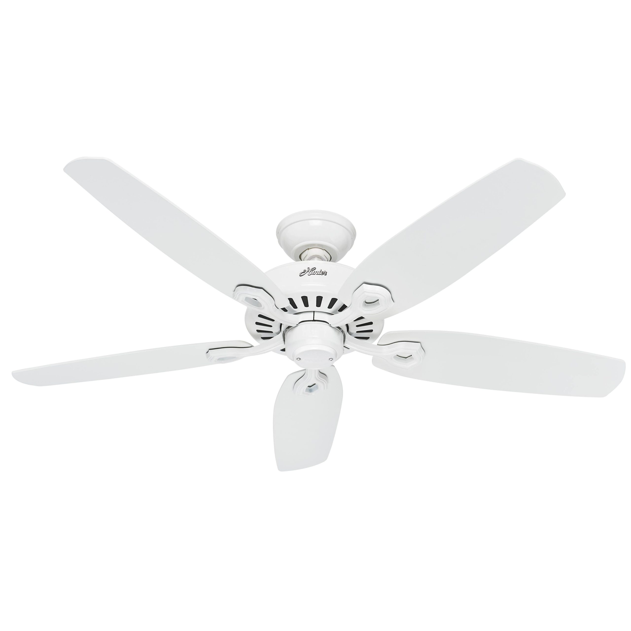 28d504ba0206a5a9ee77bfa56f50baa8e27cc48cbb2679a6c8d35a494a81e49c.jpg Hunter Builder Elite Energy Star 52" Ceiling Fan - Snow White - Snow White Blades - Image 1