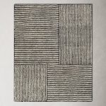 Balos Hand Tufted Black/Ivory Rug AllModern Rug Size: Rectangle 2' x 3'