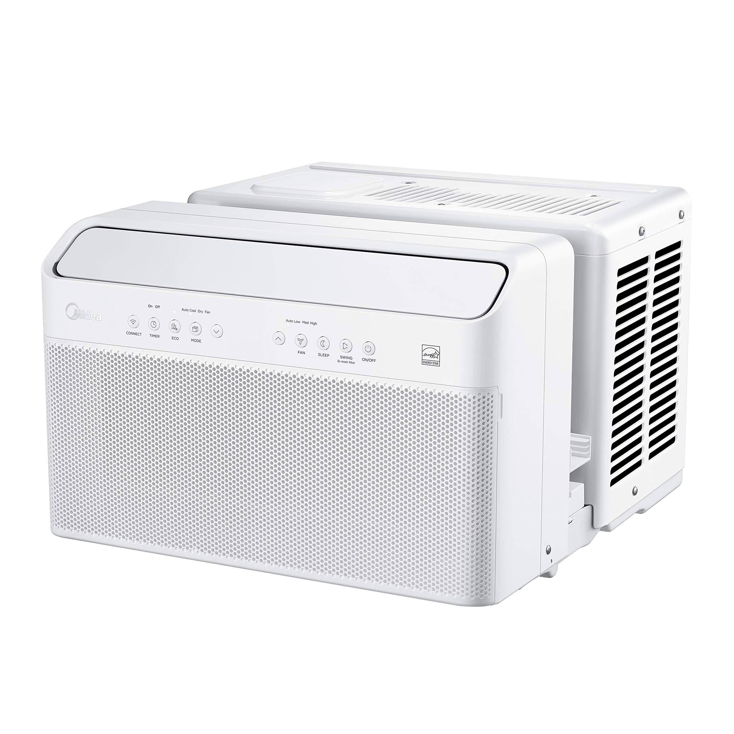 28e1f2f51b72628b191af0c7c74e76db67557e322a885a0dc0a9f2038b831363.jpg Midea 10,000 BTU U-Shaped Inverter Window Air Conditioner 9x - Image 1