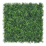Sunnyglade 12 Pieces 20"x 20" Artificial Boxwood Panels Topiary Hedge Plant, Privacy Hedge Screen Sun Protected Suitable for Outdoor, Indoor, Garden
