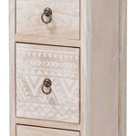 Baxton Studio Seanna Modern and Contemporary Multi-Colored Wood 4-Drawer Storage Unit