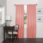 Eclipse Darrell Thermaweave Room Darkening Window Curtain Panel, Coral