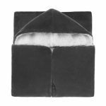 Ugg Avery Hooded Throw Blanket - Charcoal - 50 in