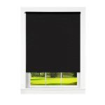 Achim 37 x 72 in. Cords Free Tear Down Room Darkening Window Shade, Black