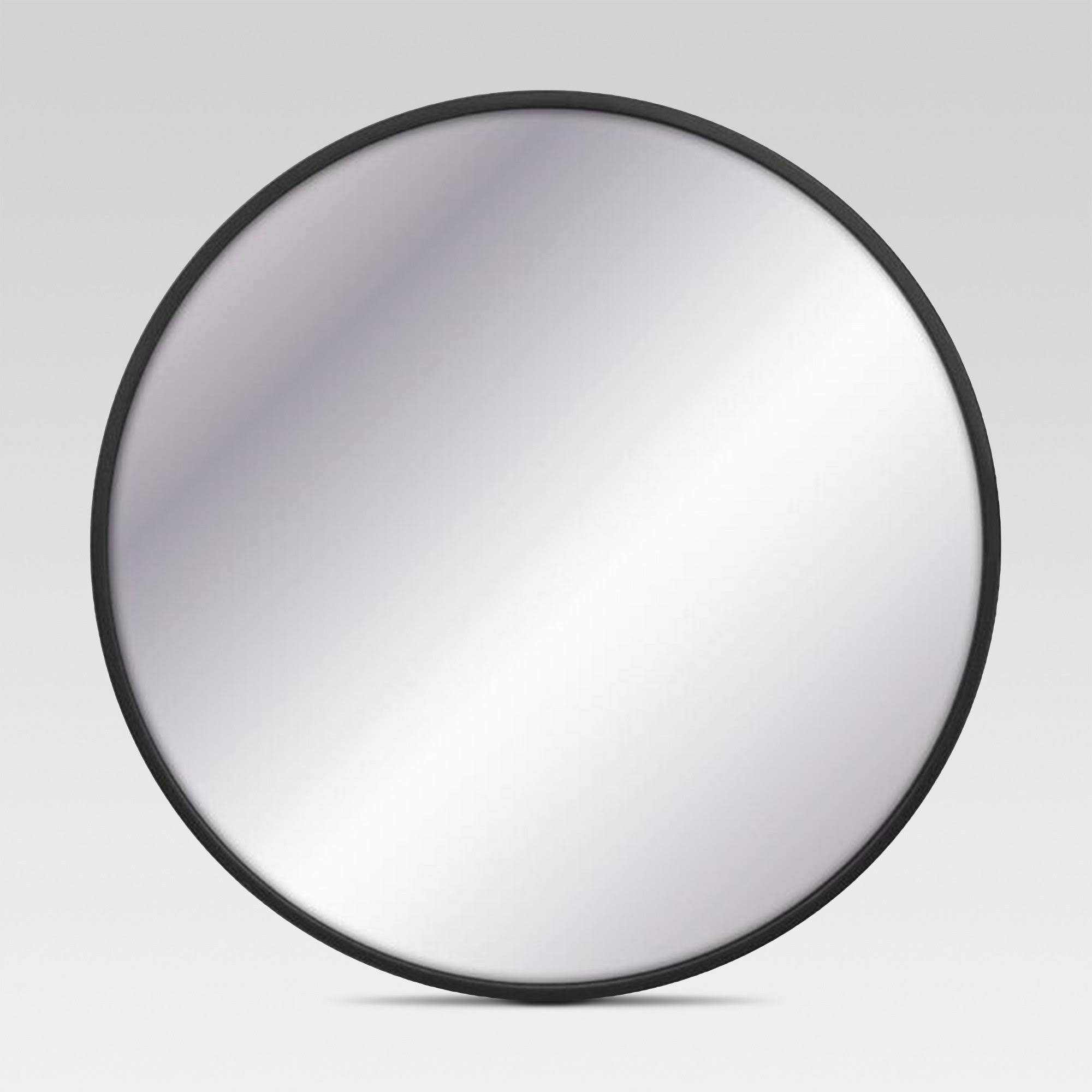 29cd0286e63f3e46a899947e45a0f6fb94cb823179ba4e59d2cc793c13292321.jpg 28" Round Black Decorative Wall Mirror - Project 62 - Image 1