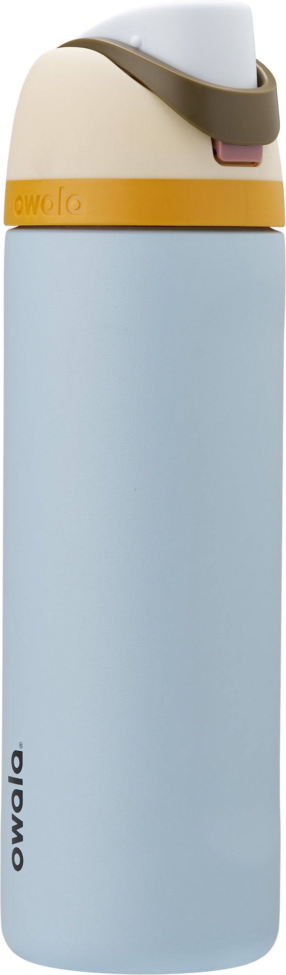 29ee2326d1b9571eaba1f41236107ad75b7b88951c19b3c877138f8ca0a89d56.jpg Owala 24 oz. FreeSip Stainless Steel Water Bottle, Arctic Skyfall - Image 1