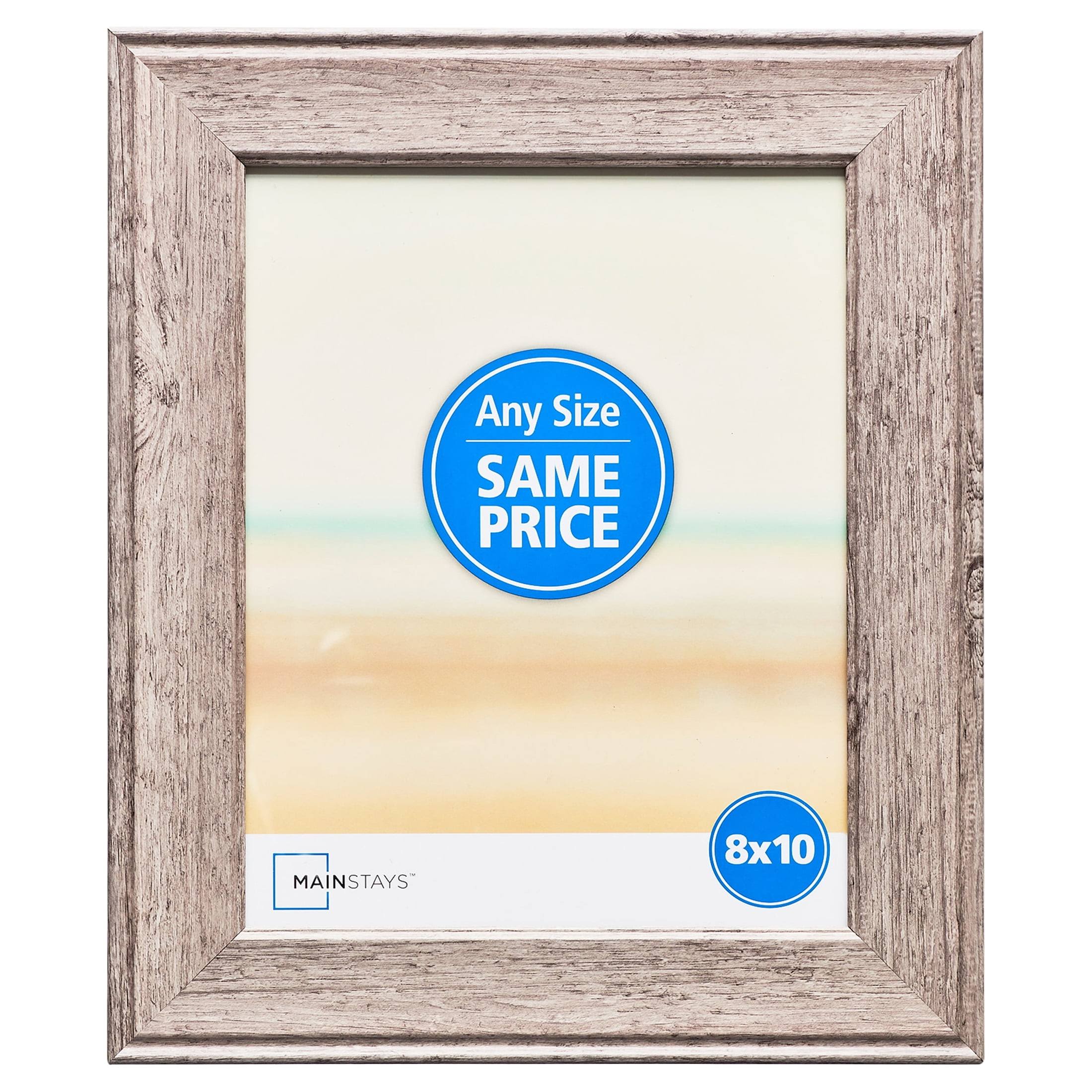 29f750fc50fa29de0b399abb2fa377a57e5eea155593ba814b7a387908a023ba.jpg Mainstays 8" x 10" Rustic Gray Tabletop Picture Frame - Image 1