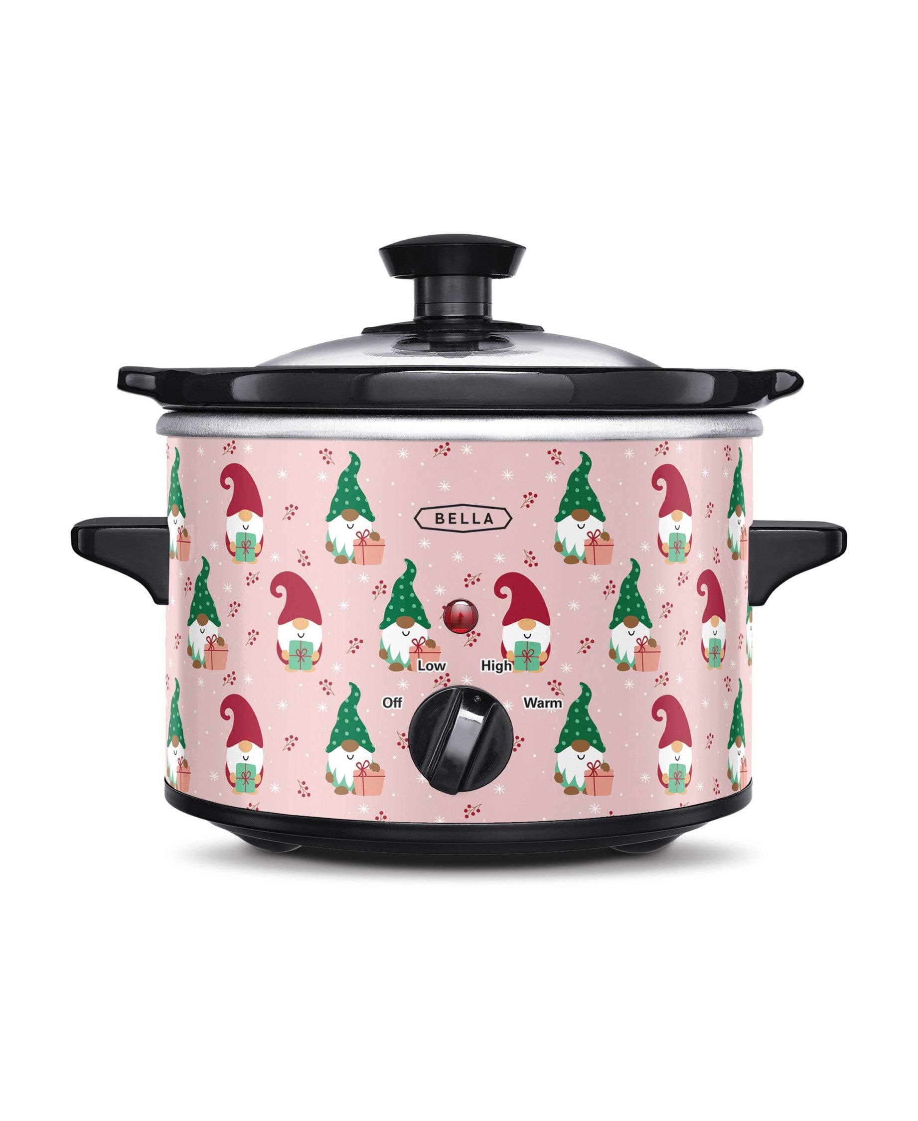 29fdf3b38f9ac5477d39202e5f44e06c86f6fcee4e66d64c75b9e32a0676f3d0.jpg Bella 1.5-qt. Slow Cooker - Pink Gnome - Image 1