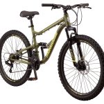 Bash Suspension mountain bike. 21 speeds. 26-inch wheels. green