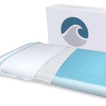 Bluewave Bedding Hyper Slim CarbonBlue Max Cool Gel Memory Foam Pillow for Stomach and Back Sleepers - Thin, Flat Design with Ad