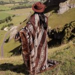 Aztec Faux Fur Blanket - Anifurry Brown+Brown / 50"x60"