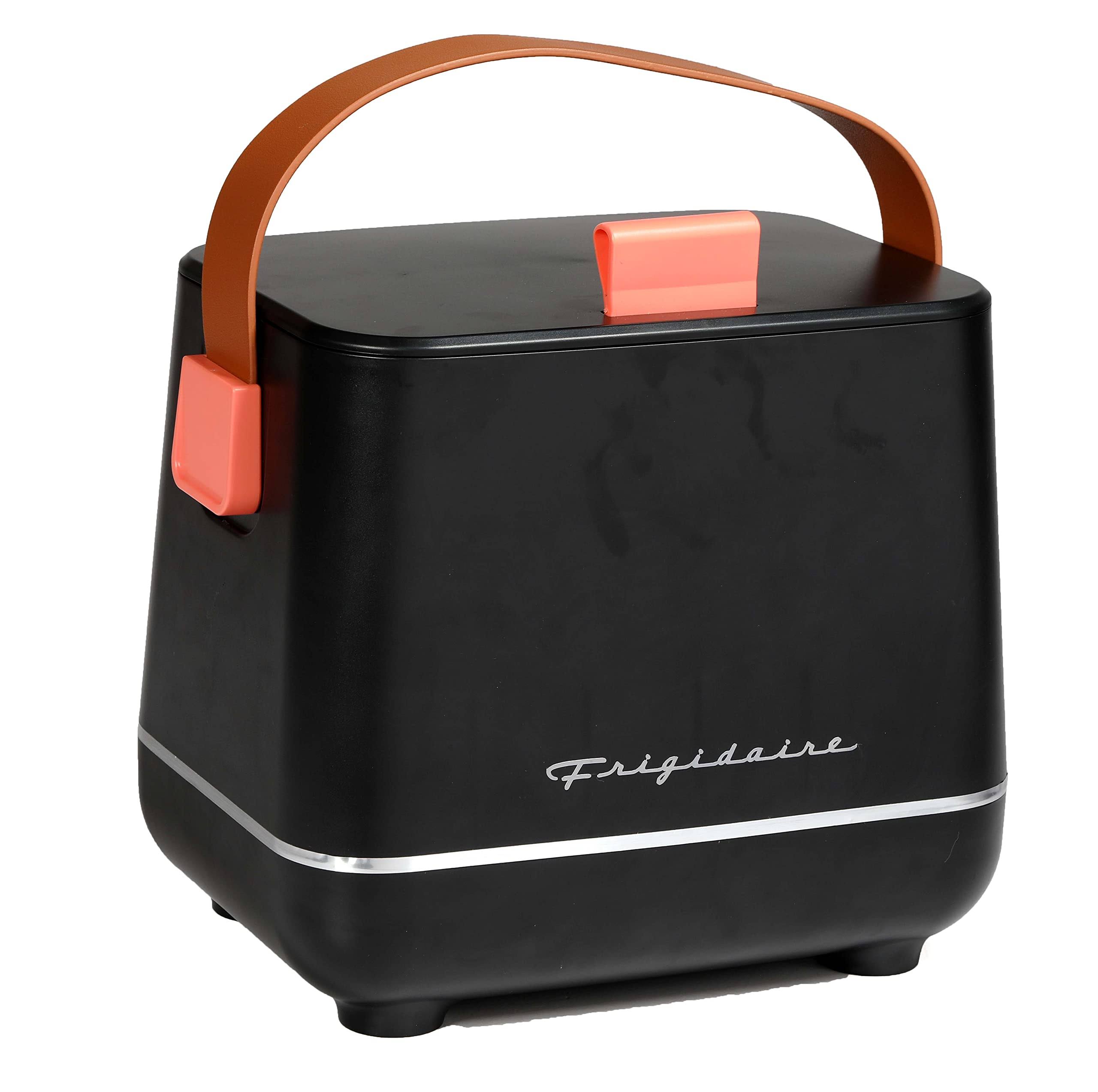 2a6b3916998365a27261e6e7e93147e39b08c2aeb9c64cc4a631ce7aa1da526a.jpg Frigidaire Top Opening 6-Can Insulated Beverage Cooler ,Black - Image 1