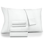 Fairfield Square Collection Brookline 1400-Thread Count 6-Pc. California King Sheet Set - White