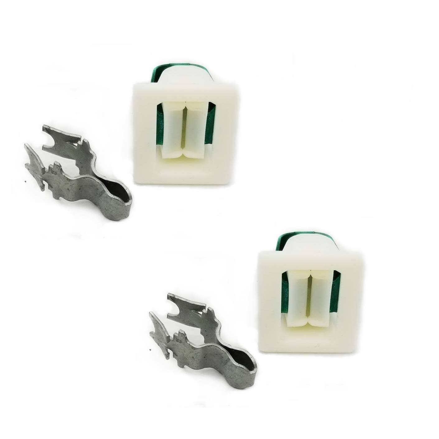 2a99e4ec0ebf3fd4b058d4cd05c10c4e01dddf43929ed6fca031e5f9cf1094ba.jpg (2 Pack) Dryer Door Catch and Latch Kit for Maytag, Amana, Whirlpool, Frigidaire, Kenmore, Speed Queed, Admiral, Roper and More - Image 1