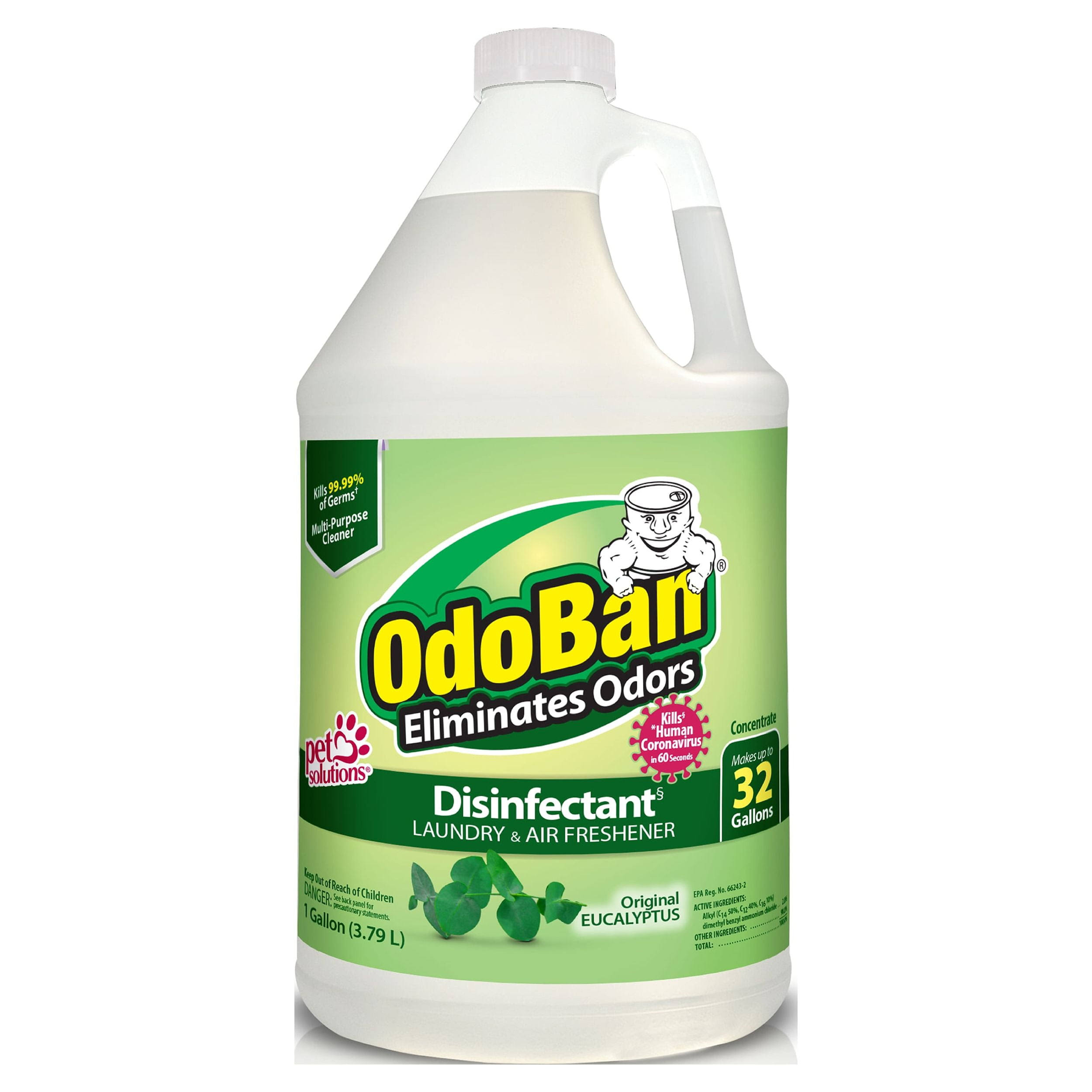 2aad5aec7fa539999d09f4fe44aa5c3c6330a625cdb3ab9c774194e54cd07769.jpg Odoban Disinfectant, Original Eucalyptus Scent - 1 gallon (3.79 l) - Image 1