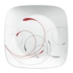 Corelle Splendor Square 10.5" Dinner Plate ,