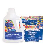 Truly Free Laundry Wash Signature Scent, Powerful Detergent with No Harmful Ingredients 150 Loads, Size: 32 oz (50 Loads)