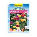 Ferry-Morse 135mg Moss Rose Double Mixed Colors Annual Flower Seeds Full Sun, Size: Small