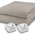 Biddeford Heated Electric Blanket Bedding - Linen - Queen Each