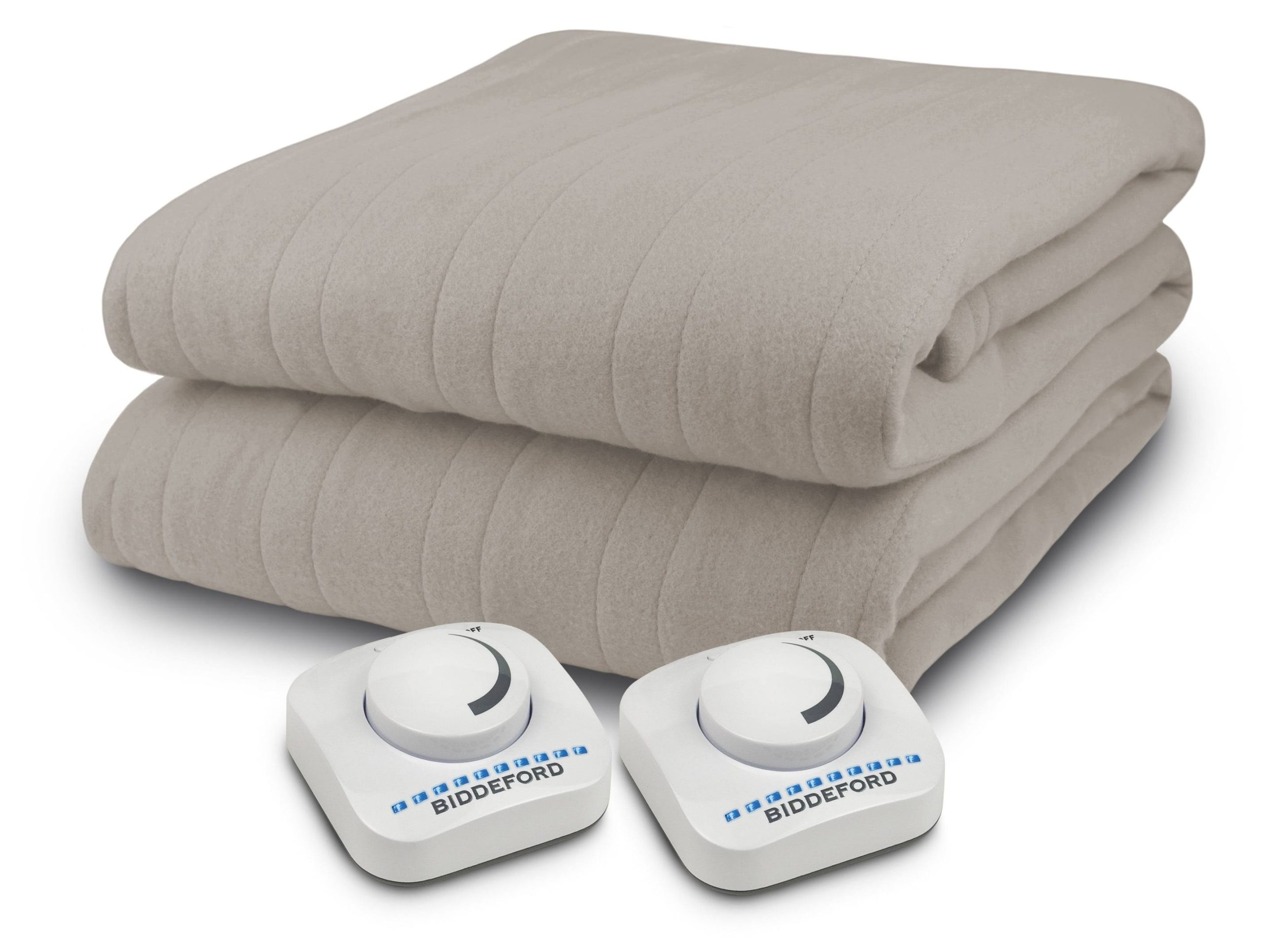 2afb8b431dab1cdc861306d4e1e0df36d6c2e5d89365924da47024aa5bdc2173.jpg Biddeford Heated Electric Blanket Bedding - Linen - Queen Each - Image 1
