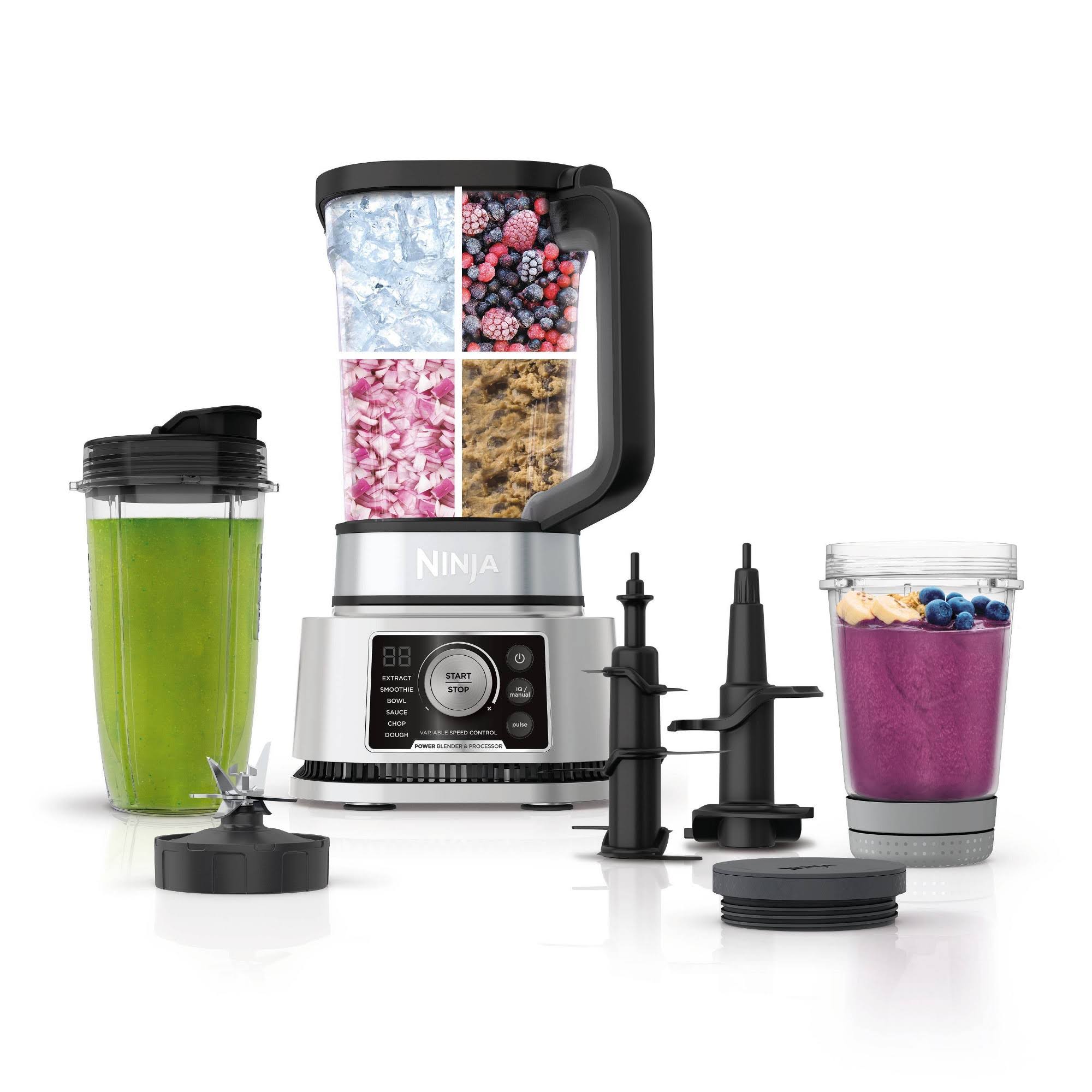2b1dafcb3876b9cd1e4c1c25e2ac9026094f5e58a672a371bf756fc8c415689d.jpg Ninja Foodi Power Blender & Processor System with Smoothie Bowl Maker - Image 1
