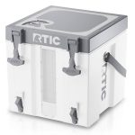 RTIC Halftime Water Cooler 3 Gallon Portable Carrier Container, Drink Beverage Dispenser, Stackable with 2 Taps, Bottleless, BPA-Free, for Sports,
