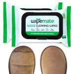 Wipemate Premium Suede Cleaner Wipes, Quick Wipes for Home or Travel, Removes Dirt, Grime & Stains, Cleaning Wipes for Suede Shoes, Boots, Bags, Etc