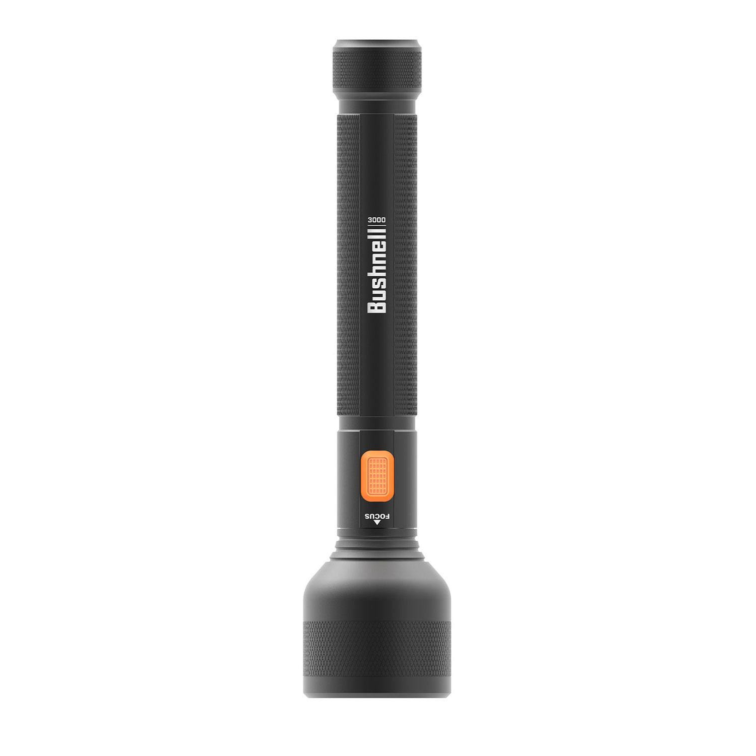 2b8a026ebc403cecaa7f528e5e9263e66122e7cbf527a70a40022b323eb4fa03.jpg Bushnell 3000 Lumen Rechargeable Focusing Flashlight-Instock - Image 1