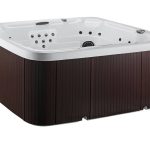 Lifesmart Coronado DLX (LS600DX) 7 Person, 65-Jet, 220V Spa, Sea Salt / Espresso Brown