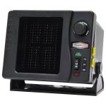 RoadPro 12V Direct Hook-Up Ceramic Heater/Fan With Swivel Base