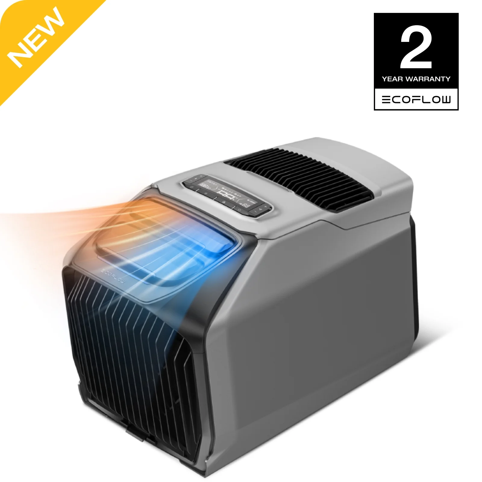 2bc576d72531b4a2aac941f42faa0aaff30d90cbdcf189b9f6f22bed1b32d391.webp EF Ecoflow WAVE 3 Portable Air Conditioner, 1800W/6100 BTU Cooling and 2000W/6800 BTU Heating, 1000W Fast Charging in 75 Mins, 8H Wireless Running, APP Control, for Camping, Vanlife, Rvs - Image 1