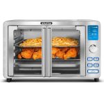 Gourmia 9-slice Digital Air Fryer Oven with 14 One-Touch Cooking Functions and Auto French Doors