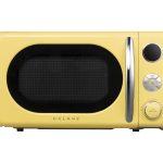 Galanz 0.7 Cu. ft. Retro Countertop Microwave Oven, 700 Watts, Yellow