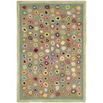 Cat's Paw Sage Micro Hooked Wool Rug - 2' x 3' - Dash & Albert