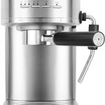 KitchenAid Metal Semi-Automatic Espresso Machine and Automatic Milk Frother Attachment Bundle
