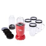 Magic Bullet 250-Watt 17-Piece Blender Set - Red