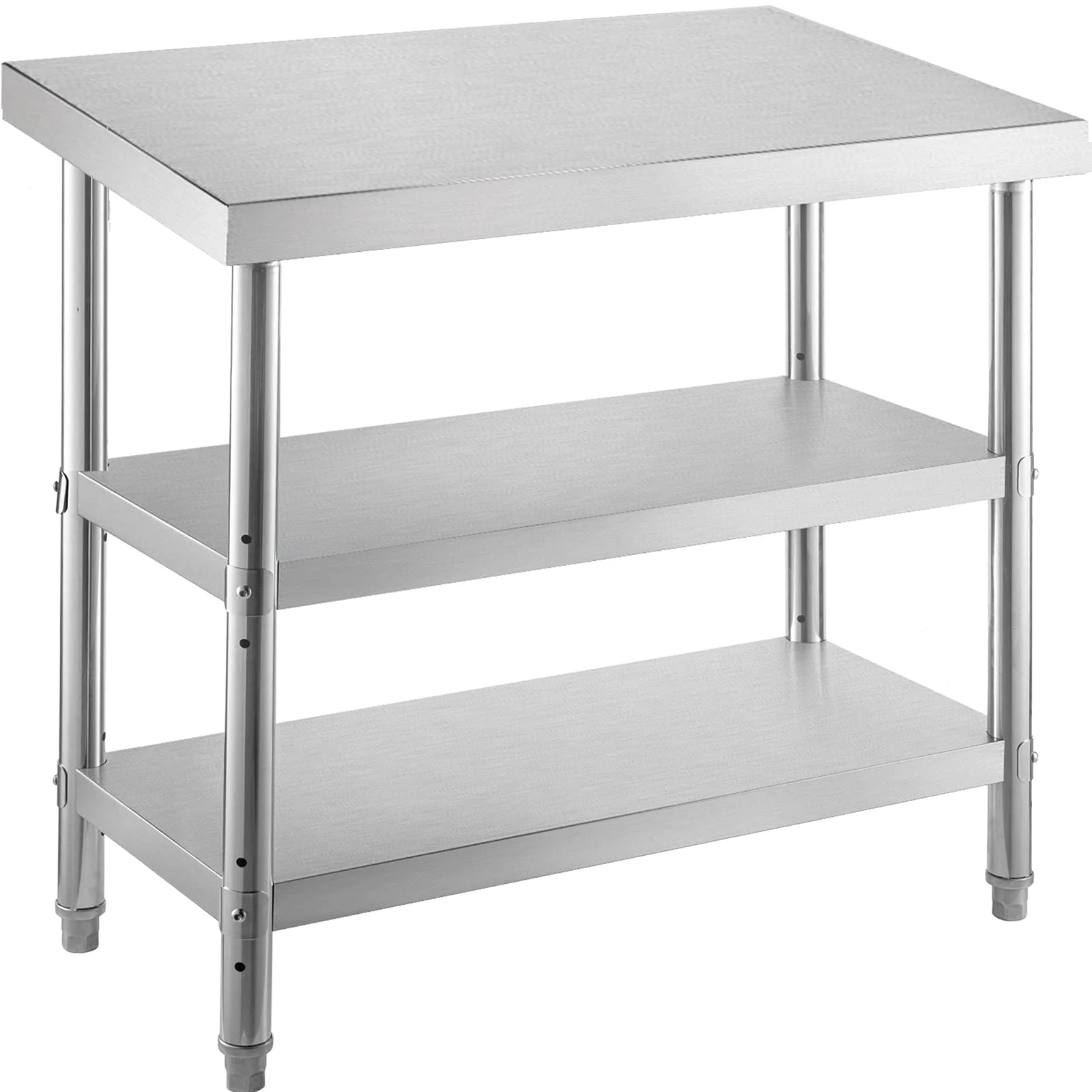 2c703533ed7b278ef58a1863efb4e23230f1de077794bf8ff40198dae29606b2.webp VEVOR 48x18x33 in Commercial Stainless Steel Table - Image 1