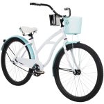 26 In. Carlisle Women's Comfort Cruiser Bike. White