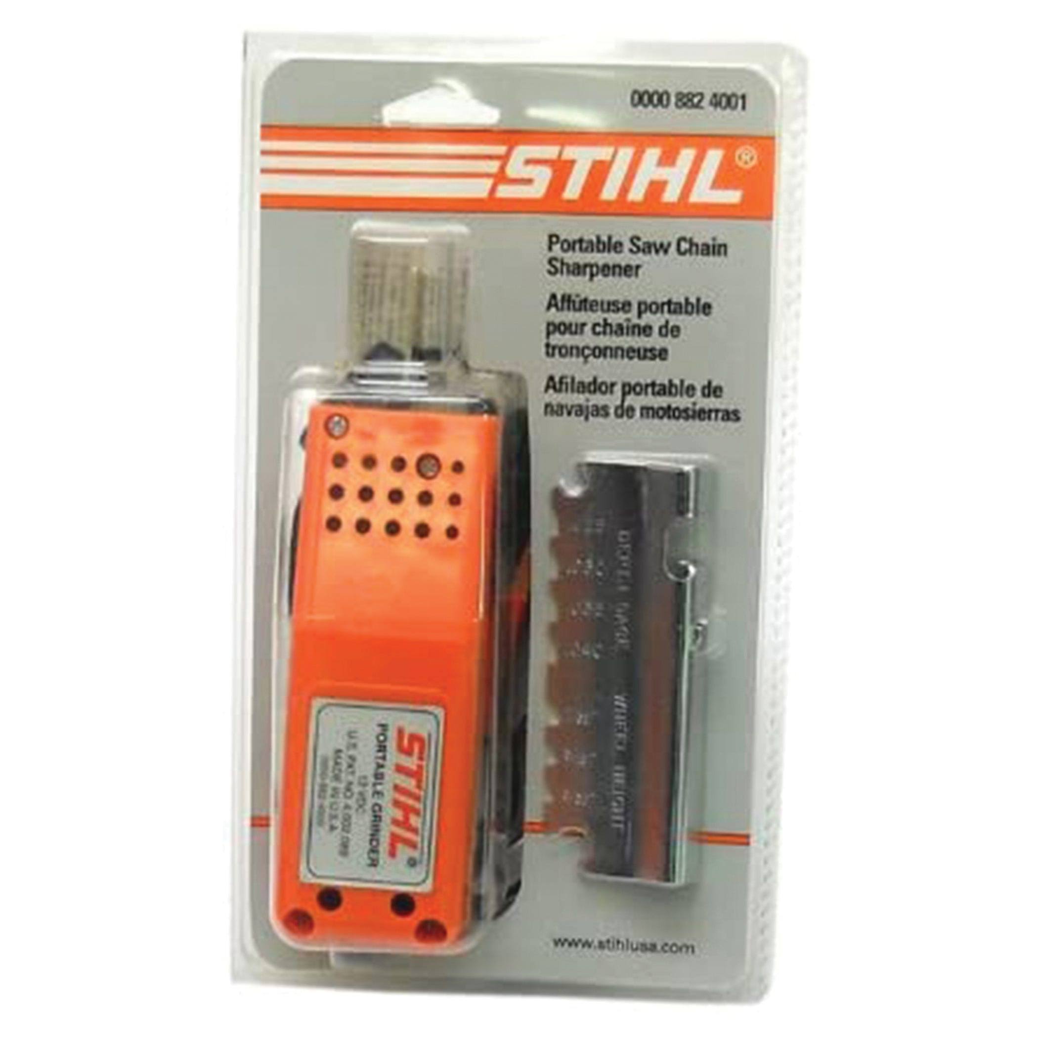 2c984ffeefe0ca9319a14c93586429ba9de87afb47cb431b5b8d66fde29d61b9.jpg Stihl Portable 12V Saw Chain Grinder/Sharpener - Image 1