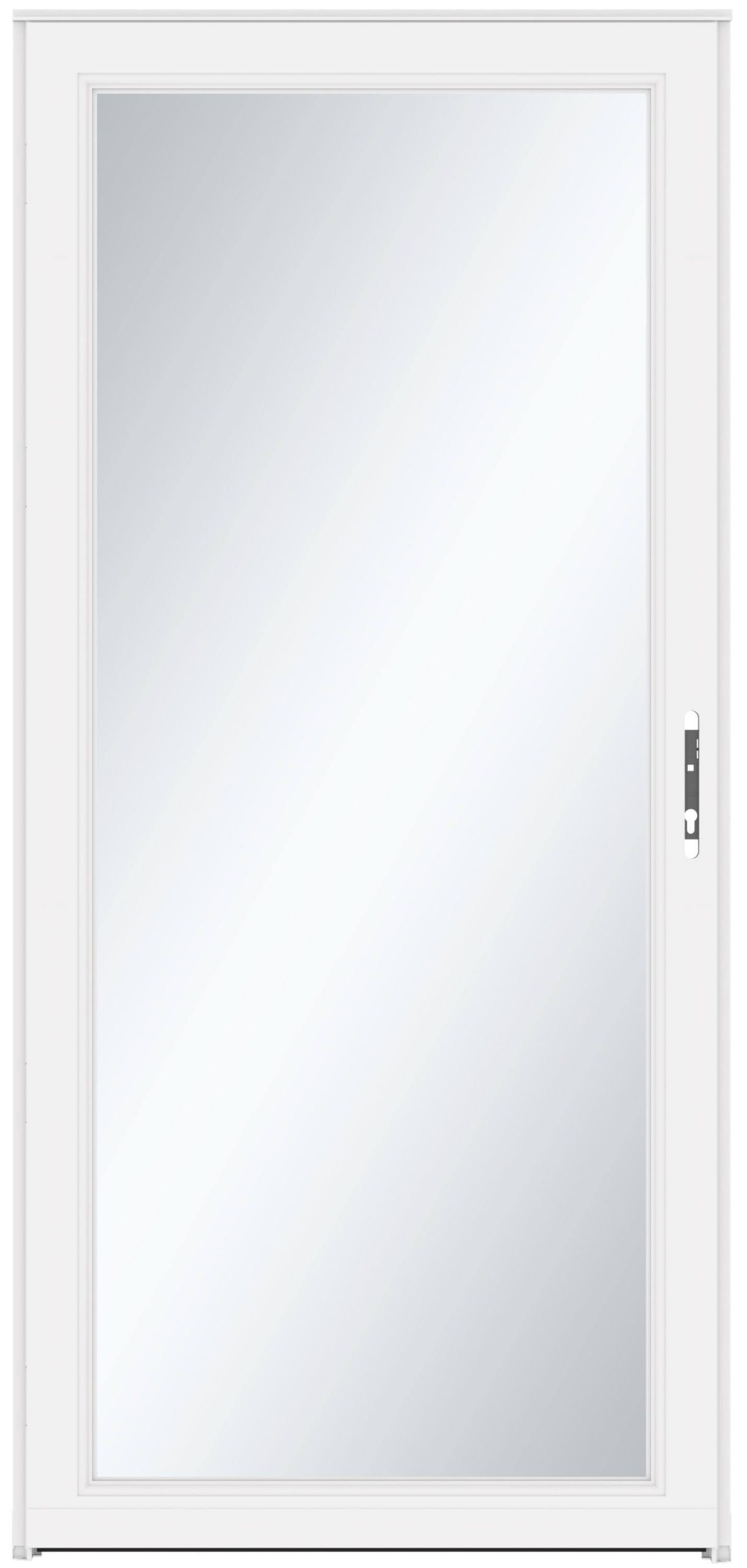 2ca9e8a805a3cdc4491b4b4bf3a24b293f358dba42fe5705929f8ddf354f0388.jpg Larson Signature Classic White Full-view Aluminum Standard Storm Door (Common: 36-in x 81-in; Actual: 35.75-in x 79.75-in)-Instock - Image 1