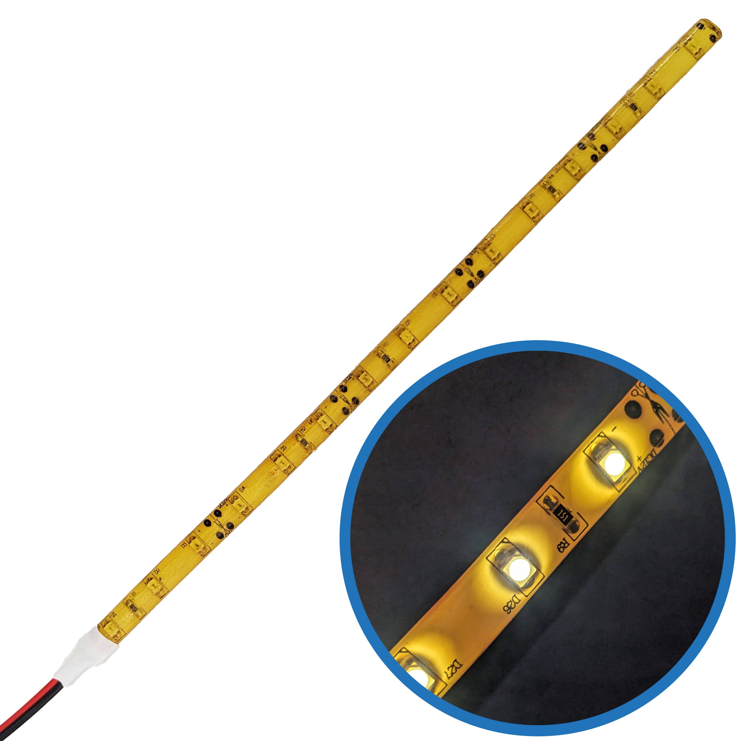 2cb57b41c1c084862a8b983a8029888968b822c40963b04afce60ab3c54d3c67.jpg LED Strip Lighting for Car/ Home/ Special Effects - Cool White - 15 Lights - 25cm by Science Purchase - Image 1