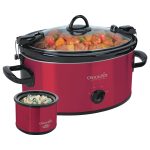 Crock-pot 6.0-Quart Cook & Carry Slow Cooker with Little Dipper Red