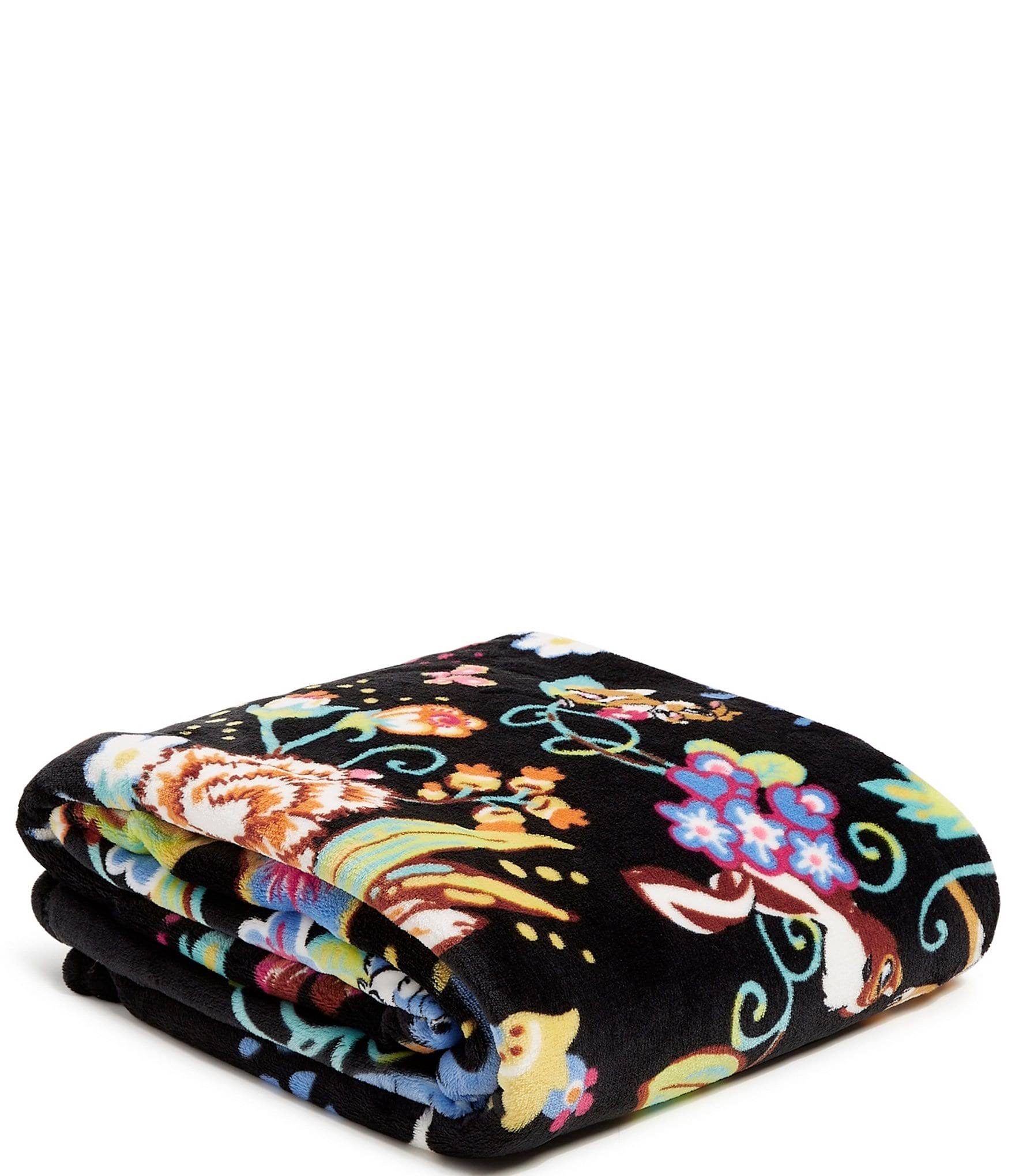 2d026e87104dc2f3738ecad124716be424a83fd444c76e0d20363eca5fa7fef5.jpg Vera Bradley Disney Plush Throw Blanket in Disney Classics on The Green - Image 1