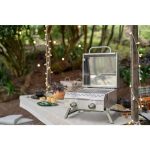 2 Burner Propane Gas Tabletop Grill in Stainless Steel | Megamaster