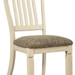 Signature Design by Ashley Bolanburg Upholstered Dining Room Chair Set of 2, Antique White