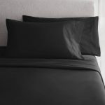 Mainstays 300 Thread Count CVC Pillowcase Set - Rich Black - King Each