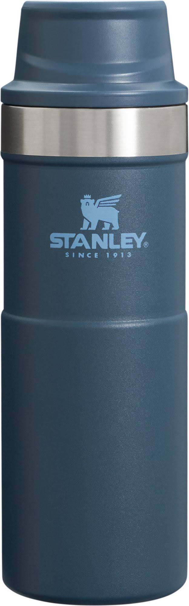 2d50405a4e288a1a8e9ecc3db6ce0cd841e93c8e4eaccdb9f51f06928385f7a0.jpg Stanley 16 oz. Trigger Action Vacuum Mug, Navy | Mother��s Day Gift - Image 1