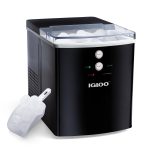 Igloo 33 lb Automatic Portable Countertop Ice Maker Machine Black
